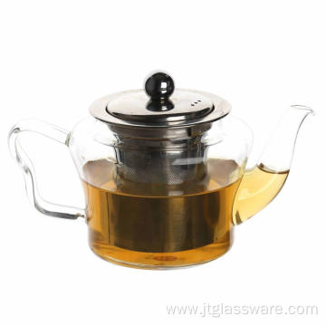 2017 New Wholesale Flower Glass Blooming Tea Pot